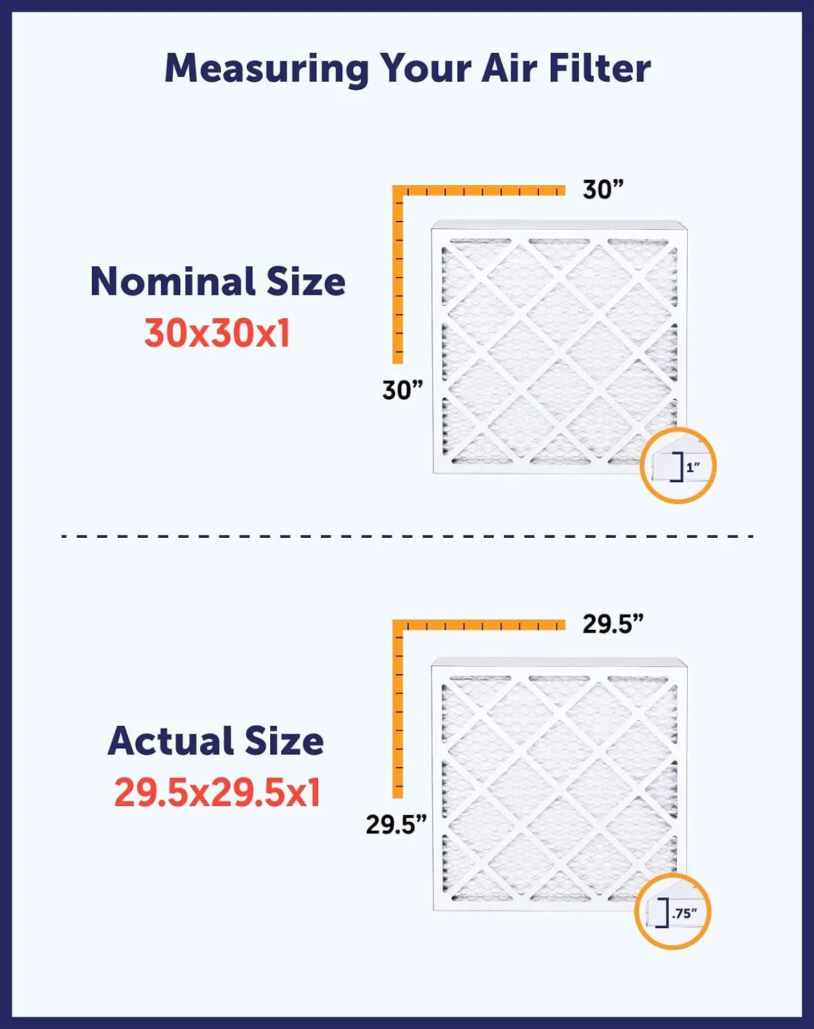 Filter King 9x58.5x1 Air Filter | 4- |  8  Pleated / Furnace Filters |    | Actual Size: 9 x 58.5 x .75"