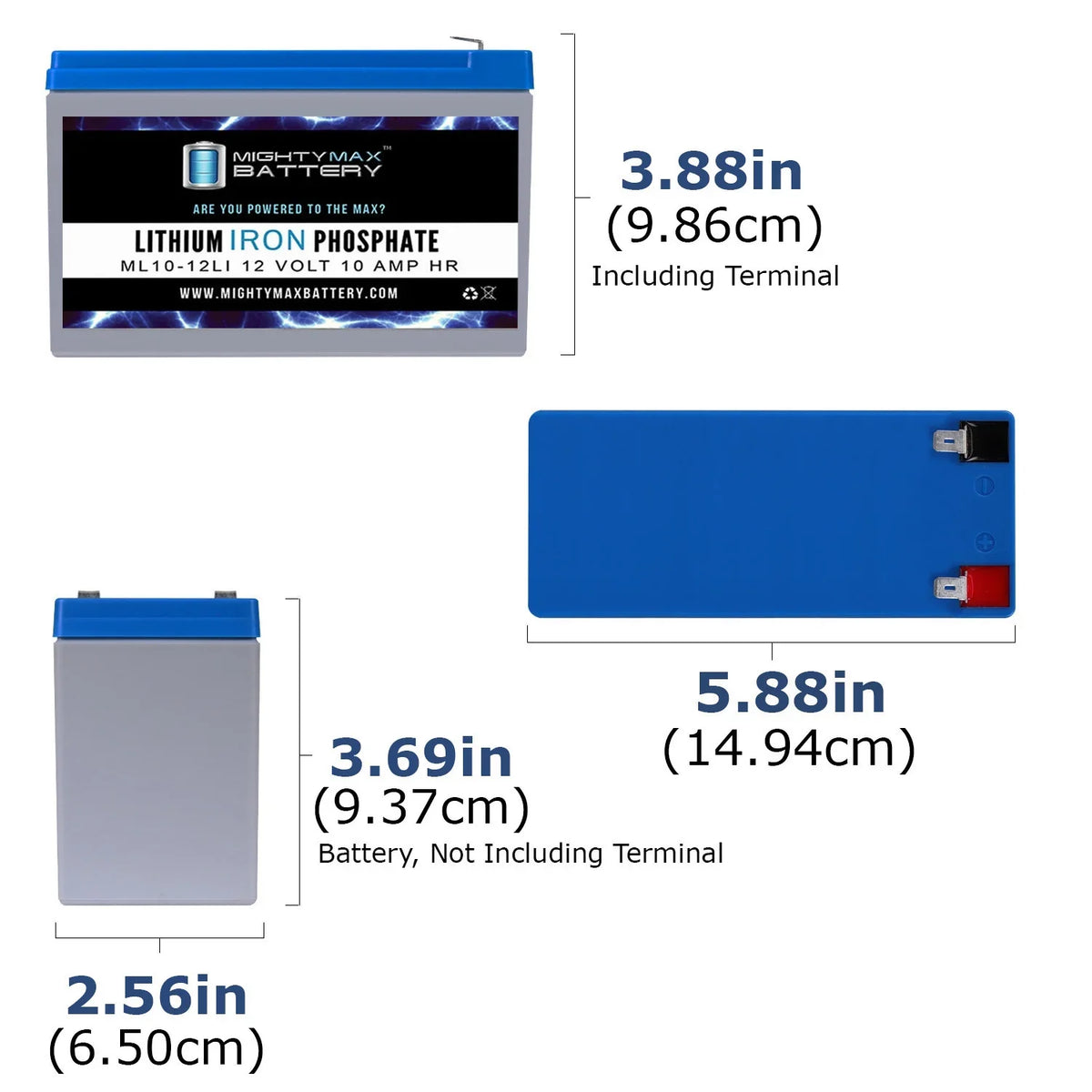 12V 10AH Lithium Replacement Battery Compatible with Streamlight -Flood Box  - 3 Pack