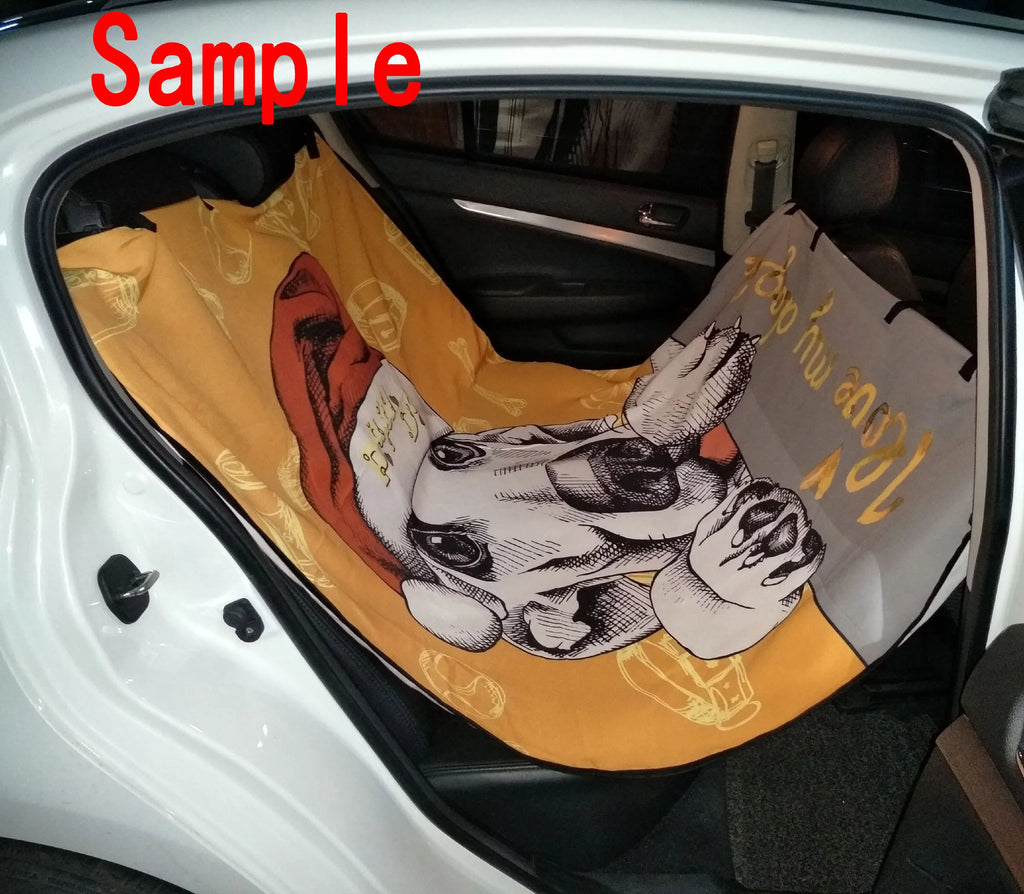Cool Pirate Ship Pet Car Seat Cover Dog Car Seat Mat Hammock Cargo Mat Trunk Mat For Cars Trucks and  54x60 inches