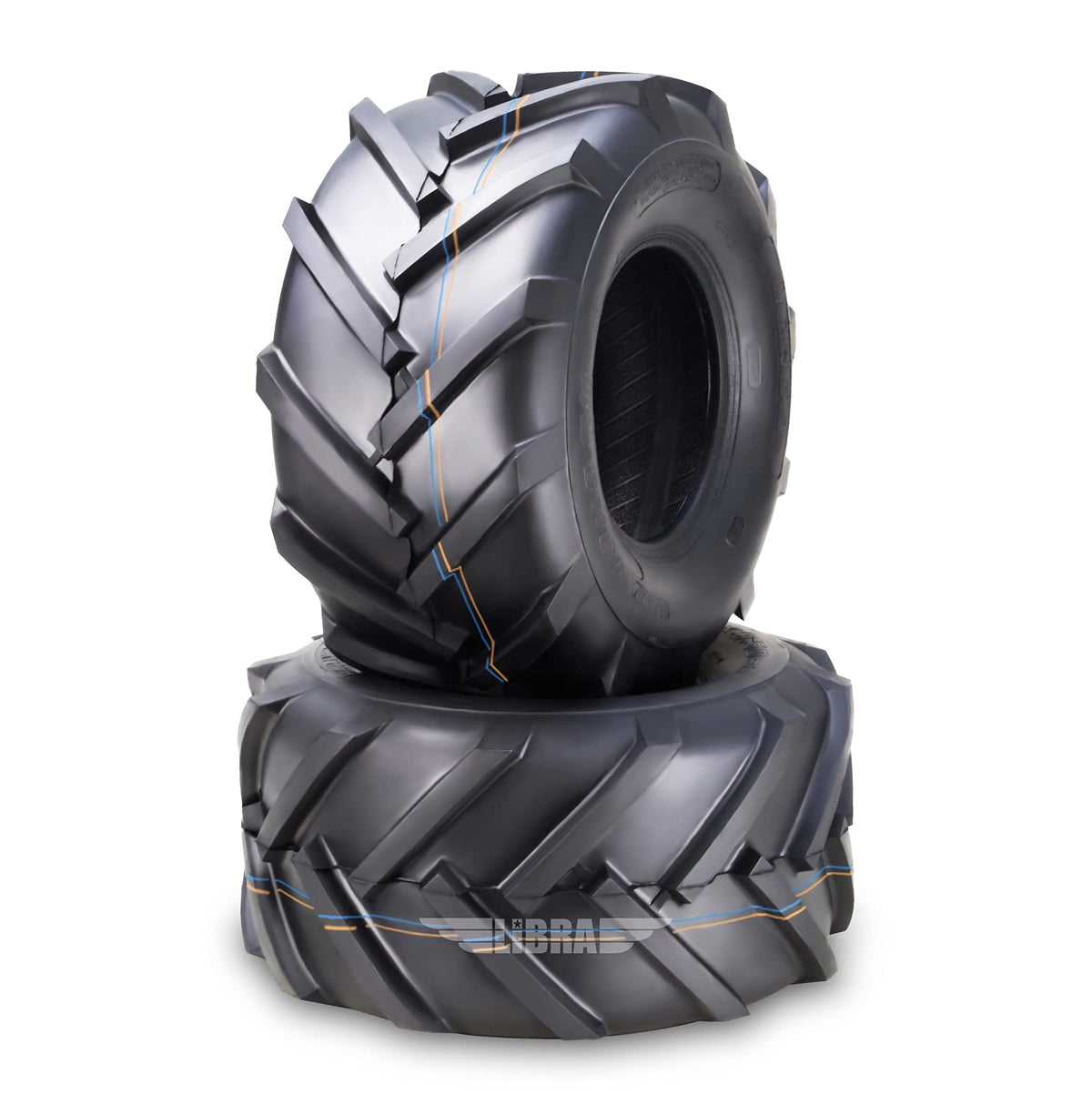 WANDA 4PC 15X6-6 & 20X10-8 Lawn Mower Tractor Tires Super Lug -13078/13071