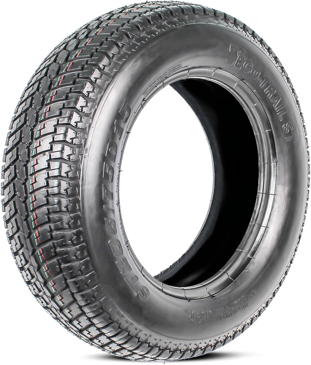 eCustomrim 2-Pack ST205/75D15 15 Inch DEEP TREAD Trailer Tire Load Range C